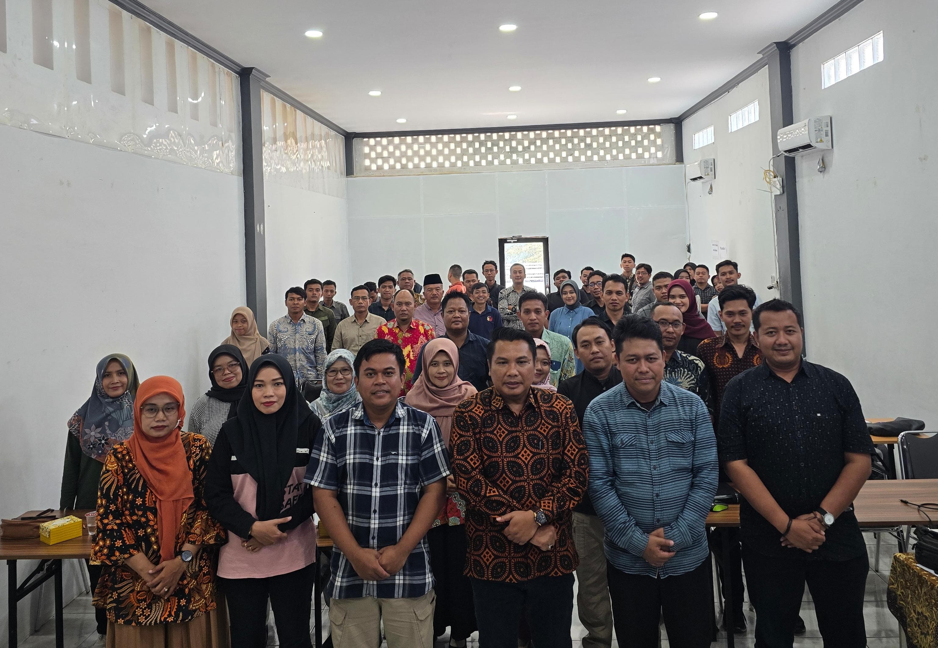 Dokumentasi Press Conference dengan forum wartawan  Kabupaten Kendal 