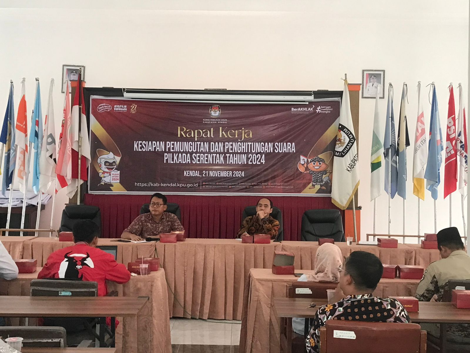 Dokumentasi Rapat koordinasi Pemungutan dan Penghitungan Suara