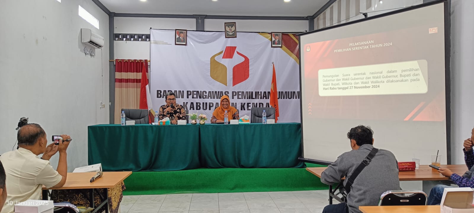 Dokumentasi Press Conference Dengan Wartawan Kabupaten Kendal 