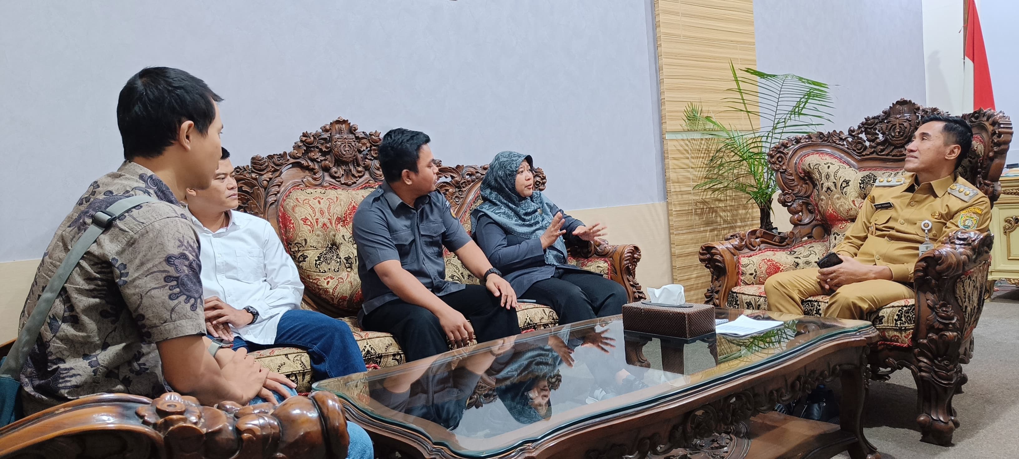 Audiensi dengan Wakil Bupati Benny Karnadi