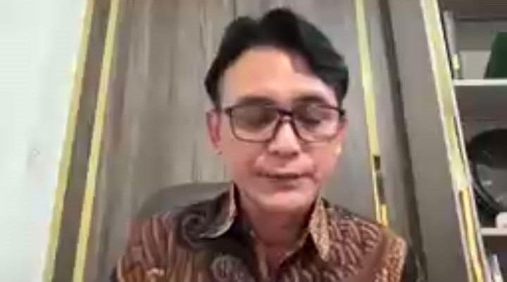 zoom meeting mengenai Rapat Koordinasi Progres Penataan Arsip Bawaslu Provinsi dan Kabupaten/Kota se Jawa Tengah yang dilakukan oleh Bawaslu Provinsi Jawa Tengah, Kamis (12/8/2025)
