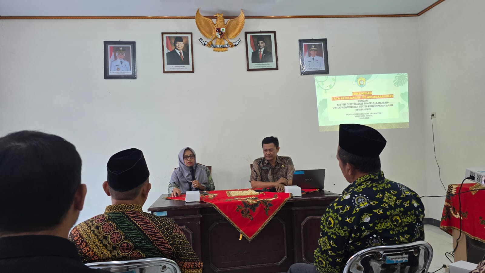 Dokumentasi Rapat Koordinasi Monitoring dan Evaluasi Hibah tahun 2024 dan Pengelolaan di bidang Arsip
