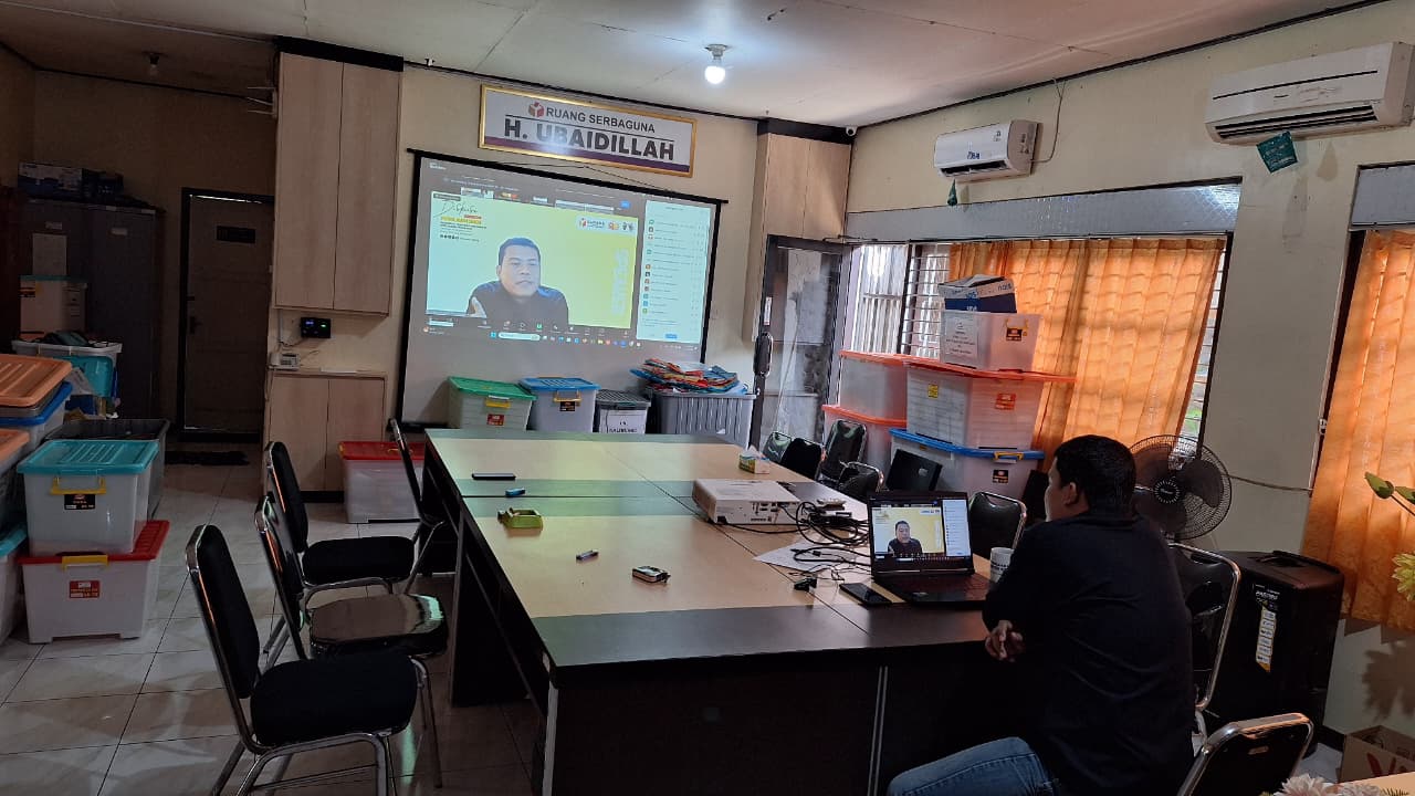 Dokumentasi program Pengawas Partisipatif (P2P) Daring 2025, yang digelar secara virtual pada Selasa (4/11/2025).