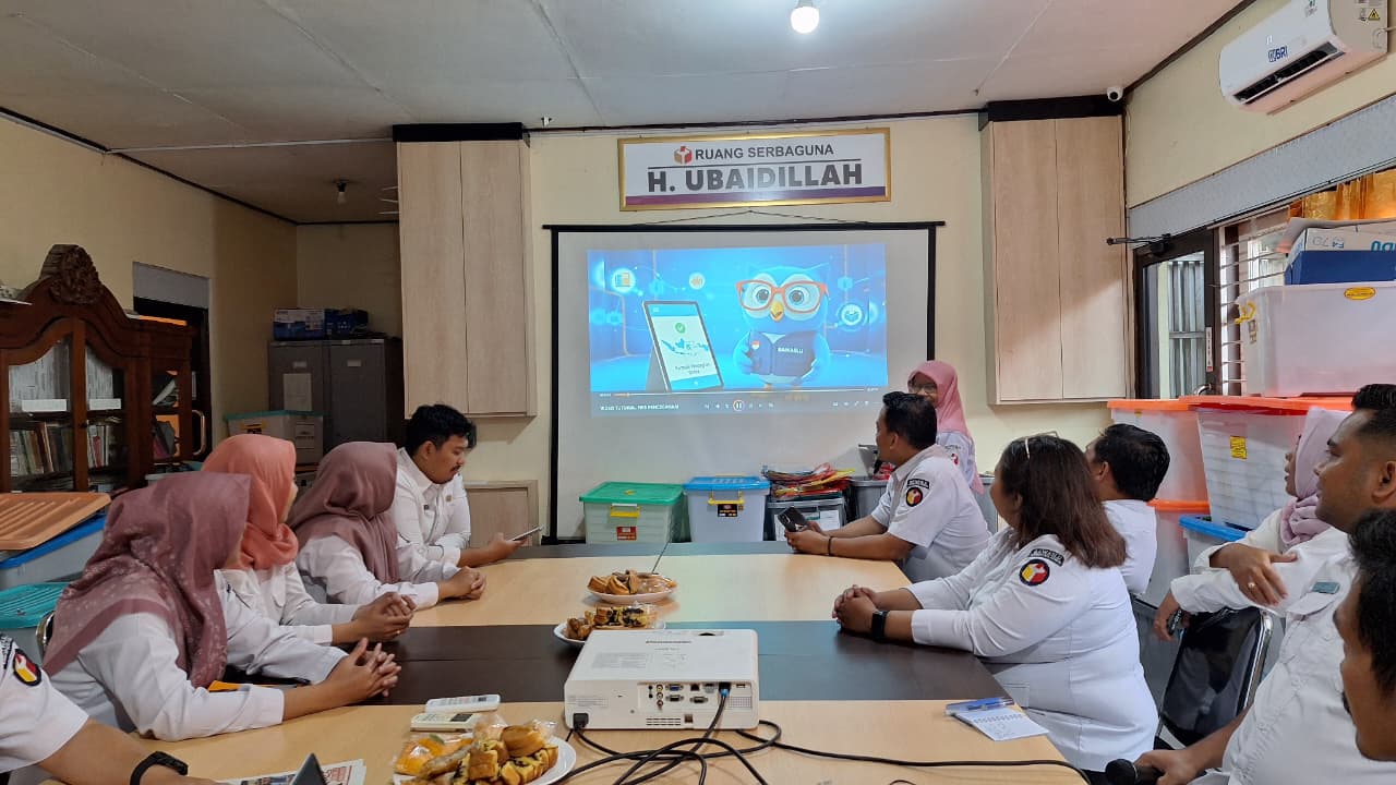 Dokumentasi penyampaian video tutorial baru untuk sistem "Form Pencegahan Online" oleh Anita Rosiyanti 