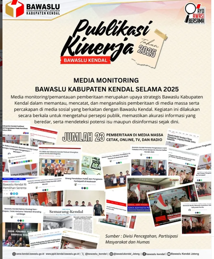 Dokumentasi Bawaslu Kendal