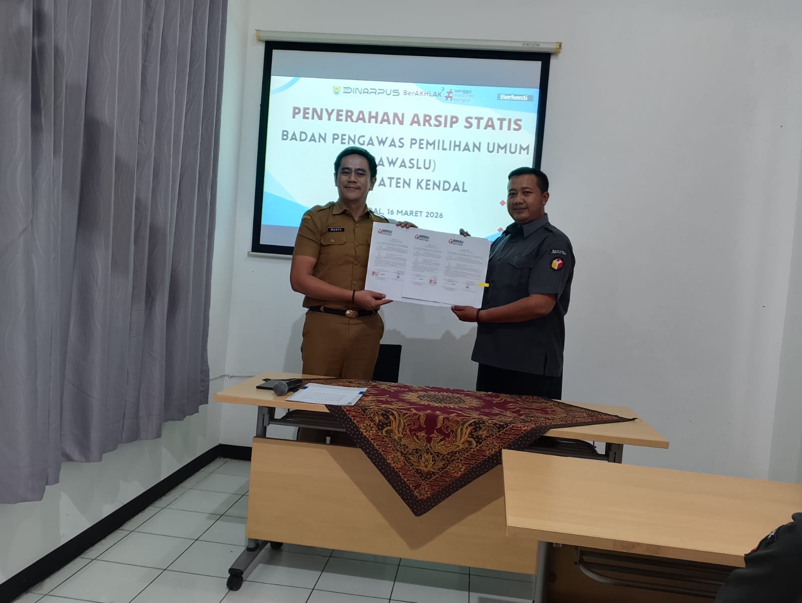 Dokumentasi Penyerahan Arsip