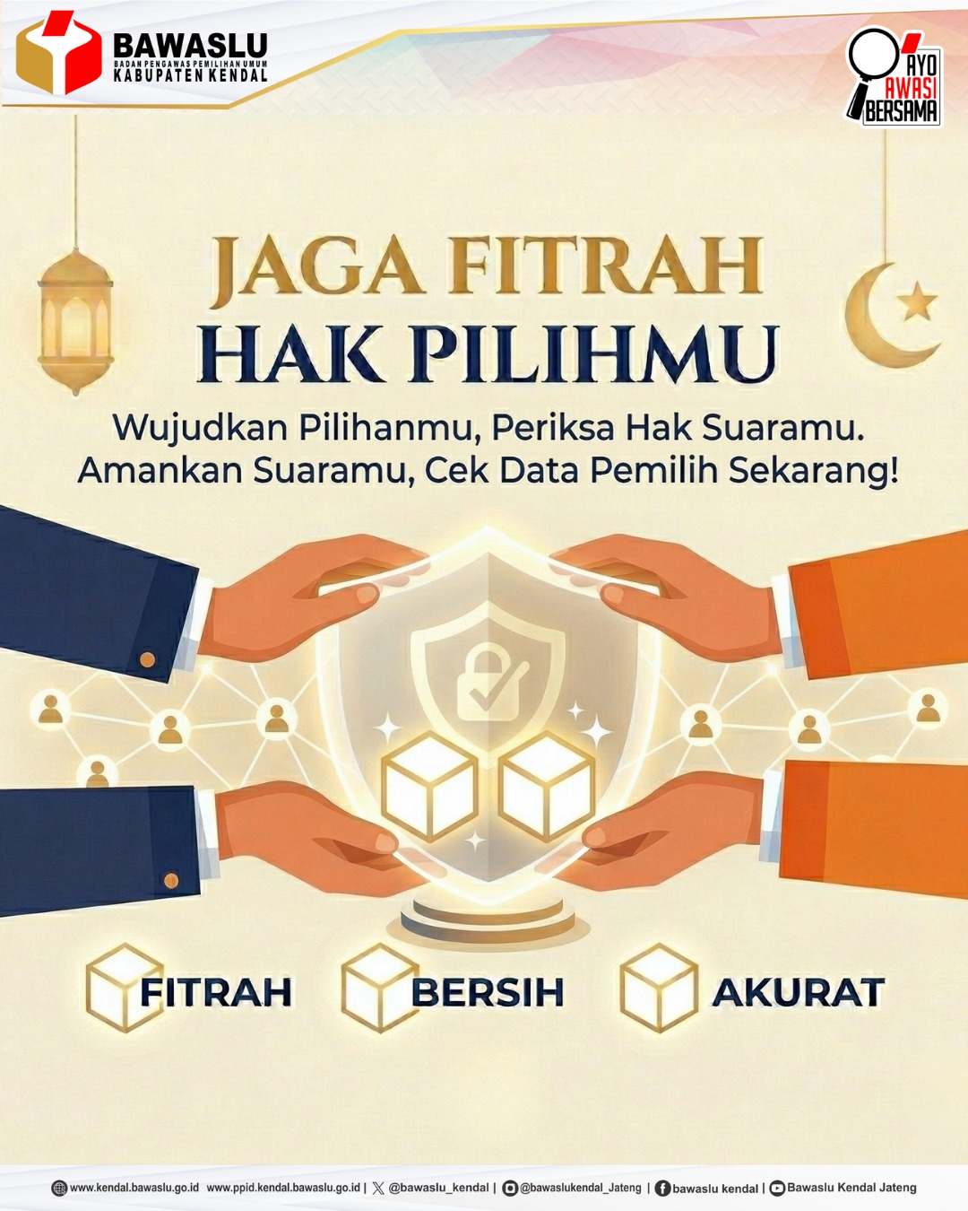 Bawaslu Kendal Serukan Jaga “Fitrah” Data Pemilih dan Integritas Demokrasi Pasca-Lebaran
