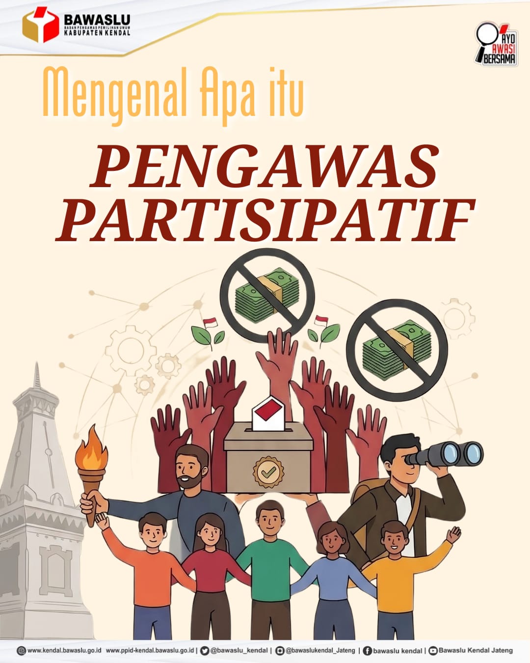 Bawaslu Kendal Ajak Masyarakat Kawal Integritas Pemilu melalui Pengawasan Partisipatif
