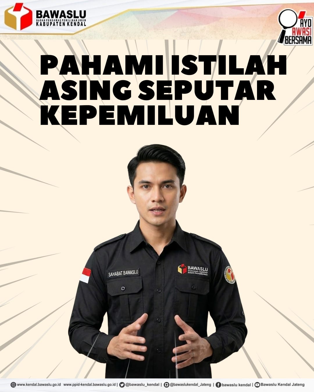 Edukasi Pemilih, Bawaslu Kendal Ajak Masyarakat Pahami Istilah Asing dalam Pemilu
