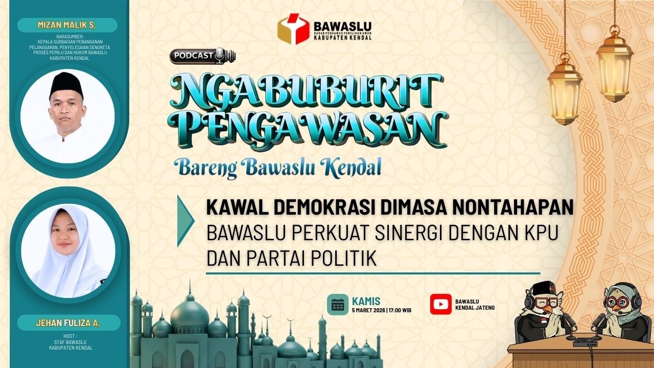Bawaslu Kabupaten Kendal Perkuat Sinergi dengan KPU dan Partai Politik di Masa Nontahapan demi Demokrasi Berkualitas