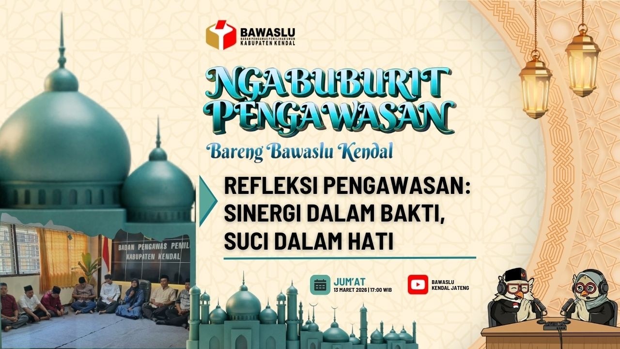 Tutup Rangkaian “Ngabuburit Pengawasan”, Bawaslu Kendal Perkuat Integritas dan Sinergi Demokrasi