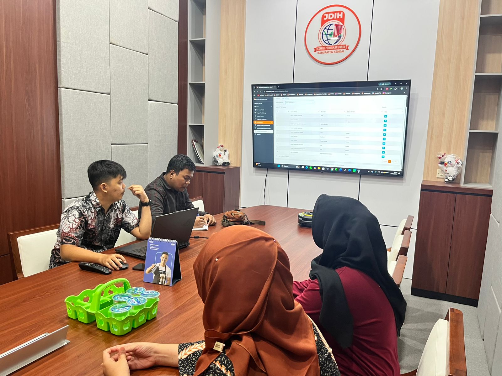Dokumentasi Bawaslu Kendal Awasi Verifikasi Data Partai Politik