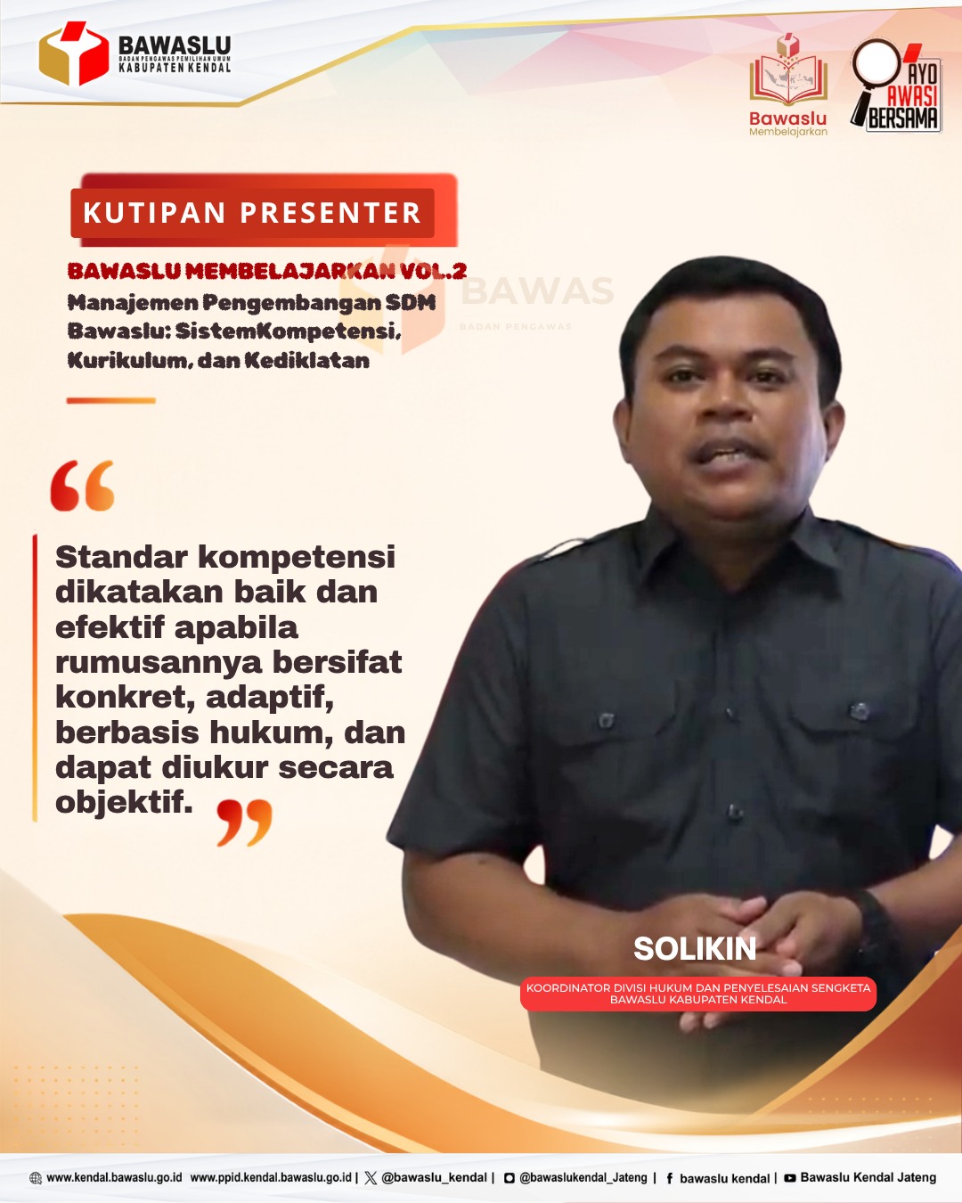 Dokumentasi Bawaslu Kendal
