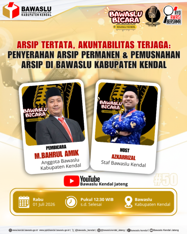 Dokumentasi Podcast Bawaslu Bicara