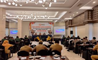 Dokumentasi Rapat Koordinasi Dengan Stake Holder Dengan Tema “Netralitas ASN  (Aparatur Sipil Negara), TNI, POLRI, Dan Pemerintah Desa Pada Pemilihan Serentak 2024” 