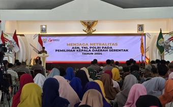 Dokumentasi Sosialisasi Pengawasan Partisipatif dengan tema Menjaga Netralitas Aparatur Sipil Negara (ASN), TNI, POLRI pada Pemilihan Kepala Daerah Serentak Tahun 2024 