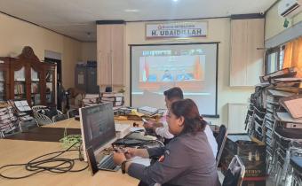 Dokumentasi Rapat Koordinasi Tindak Lanjut Pengelolaan Arsip Divisi Penanganan Pelanggaran Pada Pemilu dan Pemilihan tahun 2024