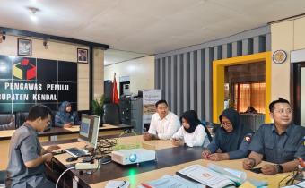 Dokumentasi rapat koordinasi tindak lanjut pengisian data dukung rencana aksi SPI