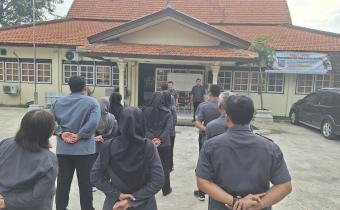 Dokumentasi amanat pembina Apel Pagi Senin 7 Juli 2025