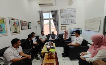 Dok.  Audiensi Bawaslu Kendal Dengan Dinarpus Kabupaten Kendal di Kantor Dinarpus Kabupaten Kendal