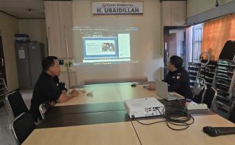 Dokumentasi Zoom Meeting Rapat Koordinasi  Program Rutin Mingguan Divisi Hukum