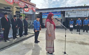 Dokumentasi Bawaslu Kabupaten Kendal upacara memperingati Hari Kesaktian Pancasila di halaman Kantor Sekretariat Bawaslu Kabupaten Kendal 