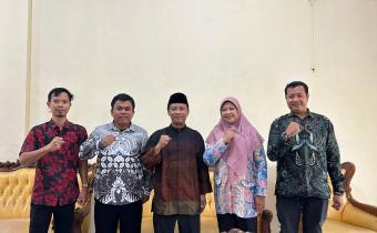 Dokumentasi audiensi Badan Pengawas Pemilihan Umum (Bawaslu) Kabupaten Kendal dengan Kementerian Agama (Kemenag) Kabupaten Kendal pada Jum'at (17/10/2025)