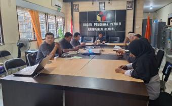 Dokumentasi Bawaslu Kabupaten Kendal mengikuti Rapat Koordinasi Penguatan Kelembagaan 20 Oktober 2025