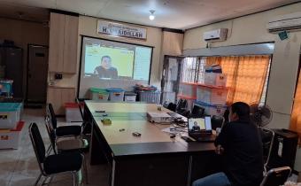 Dokumentasi program Pengawas Partisipatif (P2P) Daring 2025, yang digelar secara virtual pada Selasa (4/11/2025).