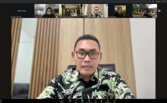 Dok. rapat daring melalui zoom meeting 