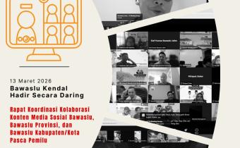 Rapat Koordinasi Kolaborasi Konten Media Sosial Bawaslu, Bawaslu Provinsi, dan Bawaslu Kabupaten/Kota Pasca Pemilu
