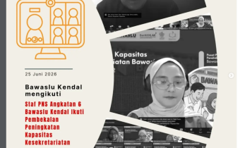 Dokumentasi Staf PNS angkatan 6 Bawaslu kendal Mengikuti pembekalan